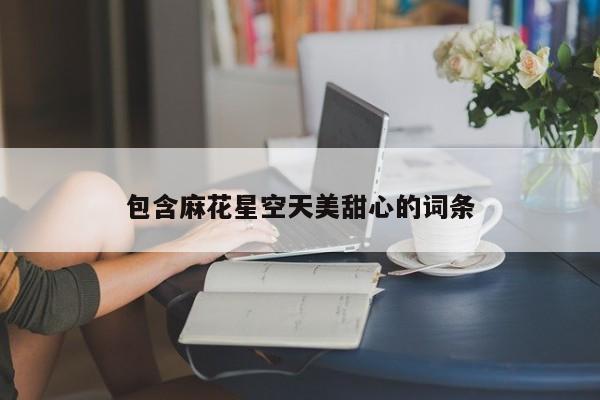 包含麻花星空天美甜心的词条